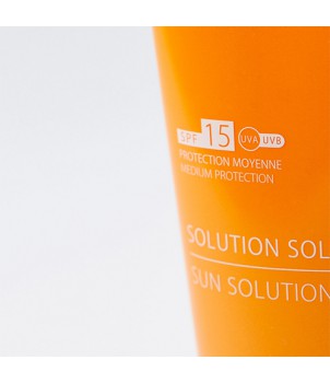 Solution Soleil Crème Solaire Visage Et Corps spf15 UVA-UVB